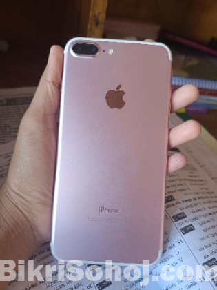 Iphone 7plus pink rose